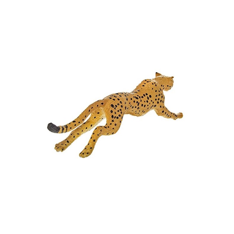 Paille léopard de fête multicolore de 9 po., Paille de guépard
