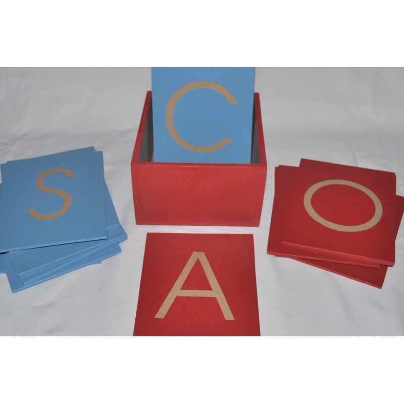 Lettres Rugueuses - Capitales - Mapetitefabriquemontessori