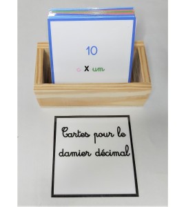 Cartes pour le damier décimal