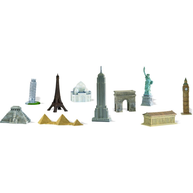 Figurine monument du monde jouet miniature éducatif pour école