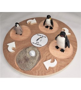 Cycle de vie du pingouin - plateau + figurines